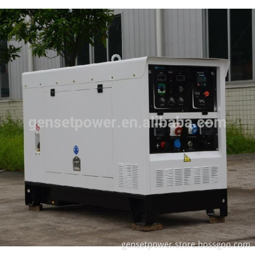 7kva to 30kva 200A to 500A Silent Diesel Welding Generator Set